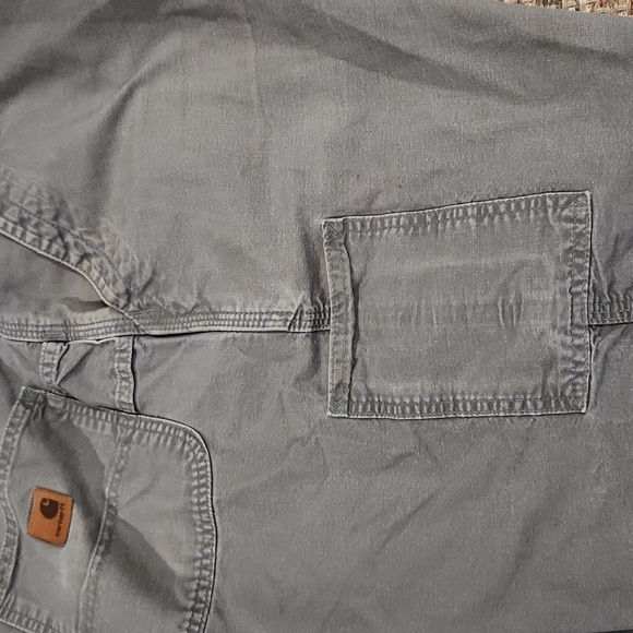 CARHARTT gray workwear cargo shorts - Picture 4 of 7
